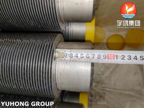 ASTM A376 TP347H Stainless Steel Solid HF Welding Fin Tube For Convection Coil Tube