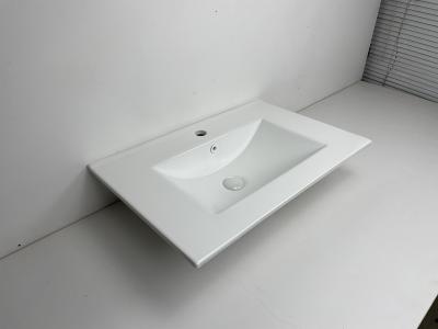 24 Inch Bathroom Cabinet Single Hole Sink Basin Resists Chipping And Scratching