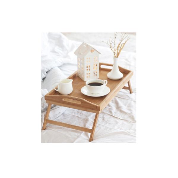 Hot Sell Mutifunctional Organic Bamboo Serving Tray with Foldable Legs