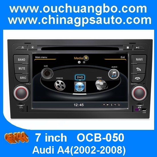 Ouchuangbo Car DVD GPS S100 Platform for Audi A4(2002-2008) DVR Bluetooth Audio Video Player