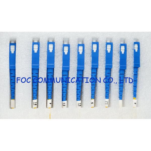 Tight Buffered 900um LC Pigtail Multimode , Optical Pigtail For Ethernet Systems