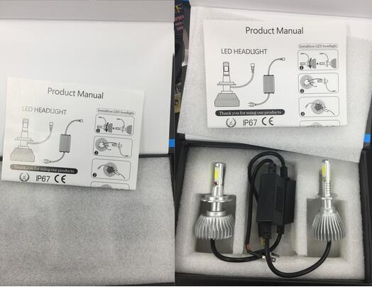 H1 H3 H7 H11 Car LED Headlight Bulbs , Aluminum Alloy Medical Led Headlight