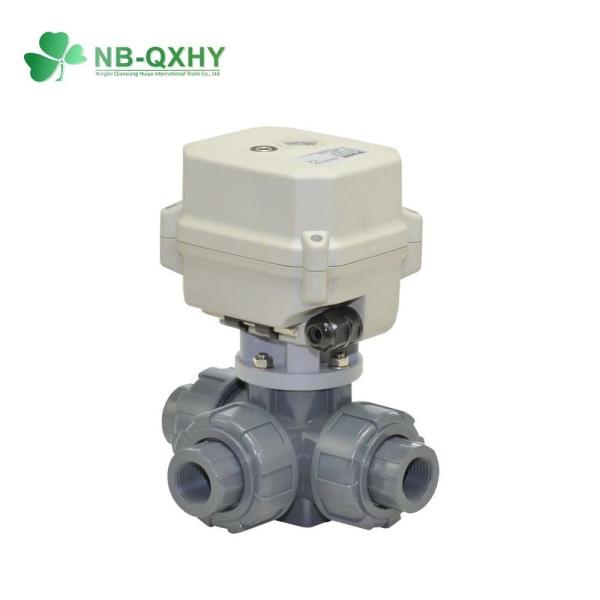 Industry Type Customized PVC/UPVC Flange and Electric Valve with Connection Form Glue