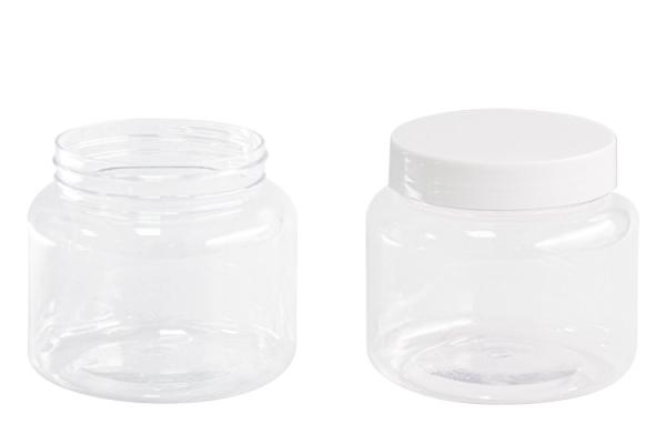 Frasco de creme PET de 300ml de material reciclável para embalagens de cosméticos e loções para o corpo