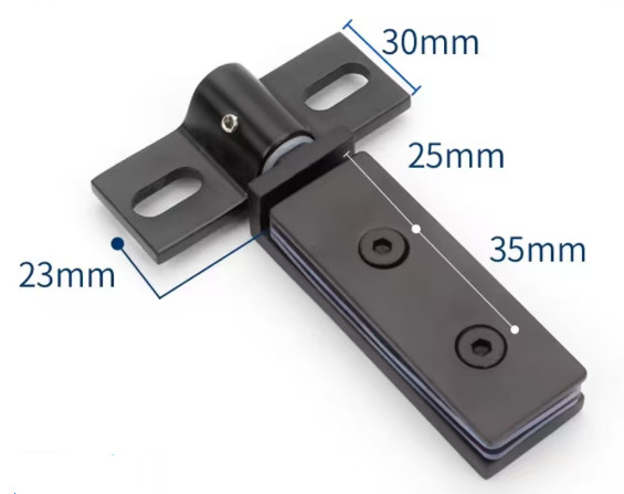 Diamond Shaped Shower Glass Wall Profile Erosion Resistant For Bathroom Partition