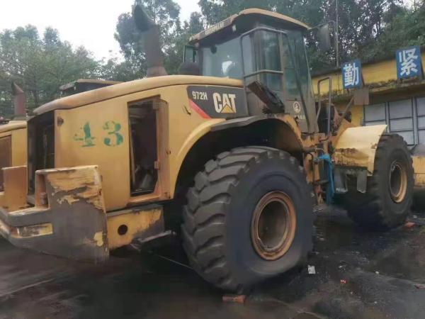 972h Cat Caterpillar 972h Chargeur à roues utilisé au Japon 126,7kN Force de levage