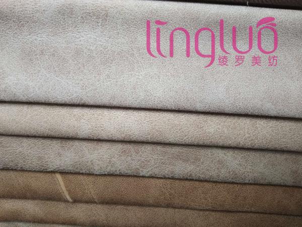 Flower Print Automotive Suede Sofa Fabric Slipcover OEM Accept Tech Cloth