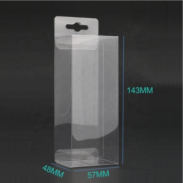 Custom Clear Plastic Acetate Box PET Transparent Cube Box Frosted PVC Packaging Box