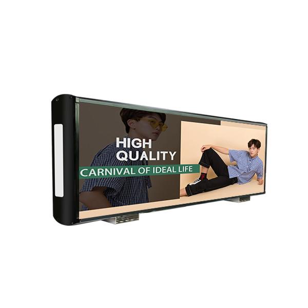 O sinal de propaganda exterior 100W do telhado do carro dos meios P5 patenteou o sinal superior do telhado do táxi