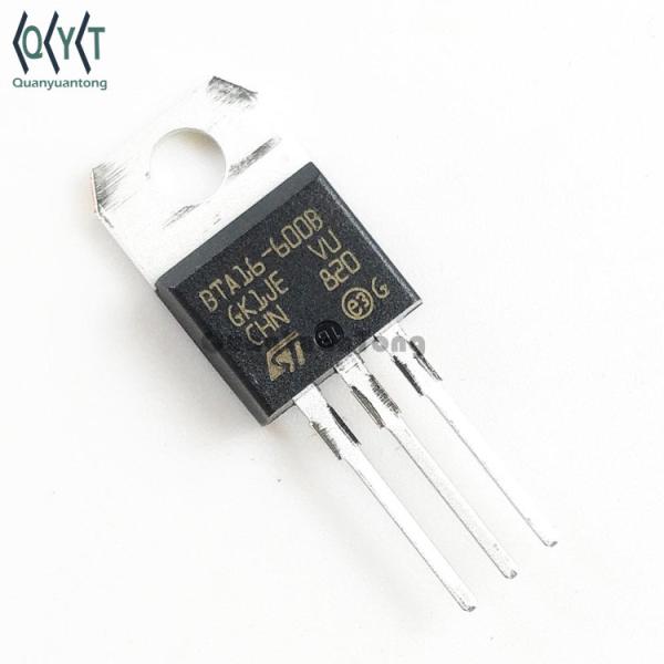 TRIAC BTA16-600B  Thysitor Scr 16A/600V Transistors BTA16  Transistor Through hole Package TO-220 Thysitor Original