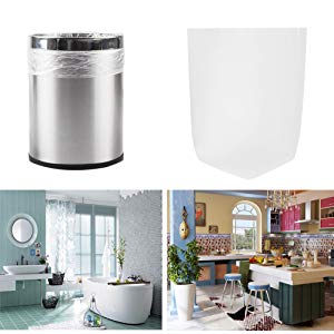 Gallon Trash Bags Small Garbage Bags Waste Basket Bin Liners Bags for Bathroom, Kitchen, Office, Home Bedroom,Car-Clear