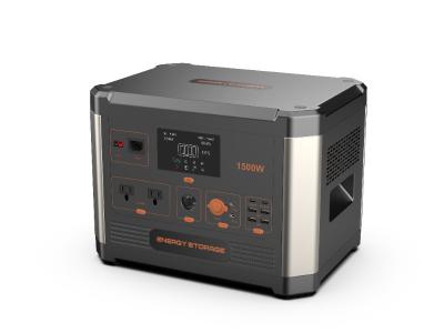 central elétrica portátil de 1500W 1536Wh LiFePO4