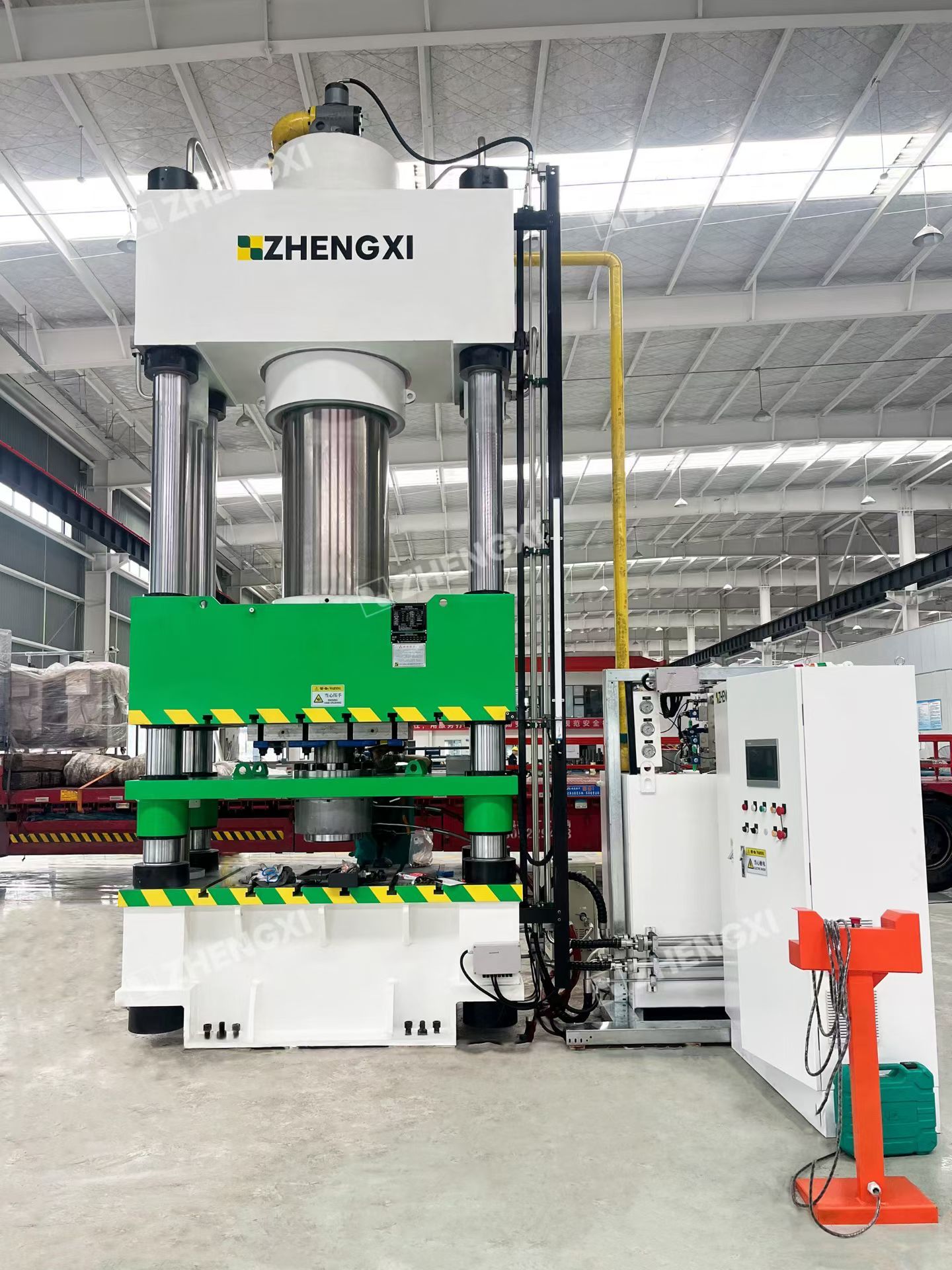 Professional  Four-column Three-beam Hydraulic Press Pump Large Platform Automotive Interior Molding High Motor Bearing Gear