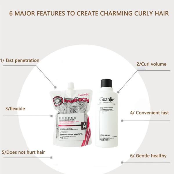 Organic Digital Permanent Wave Curl Solution for Resistant Hair Hair Perm Lotion