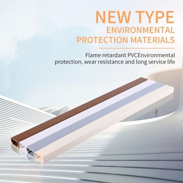 Plastic Extrusion Wiring Ducts Outdoor PVC Trunking Electrical Raceway Profiles Customized