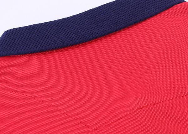 Cotton Jersey Polo Shirts Arm With Contrast Tilt As Core Polo / Summer Clothing