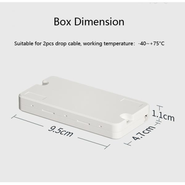 2 в 2 из 4 портов оптоволоконного конечного коробки для кабеля сцепления и защиты коробки