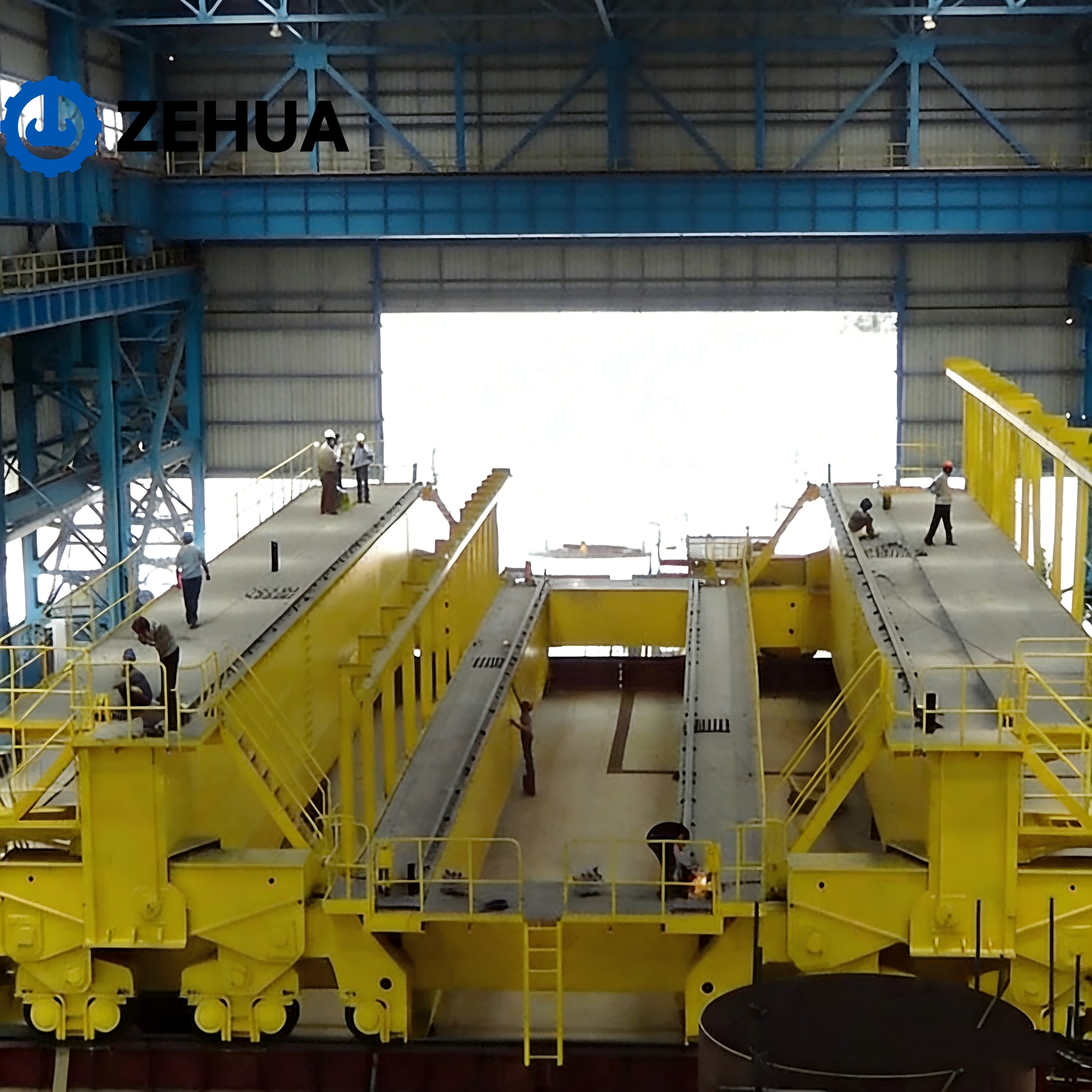 YZ Casting Overhead Crane 5 ton  Double Beam Cast Bridge Overhead Crane Metallurgical Casting Crane Ladle Crane
