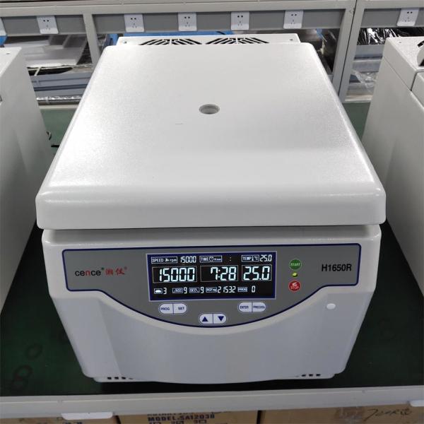 contrôle réfrigéré à grande vitesse de microprocesseur de la centrifugeuse 16500rpm de 1000W Benchtop