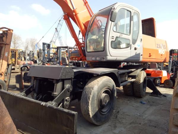                  Used Hitachi Wheel Excavator Zx160W on Sale, Secondhand 16 Ton Mobile Excavator Hitachi Zx160W in Perfect Working Condition with Reasonable Price             