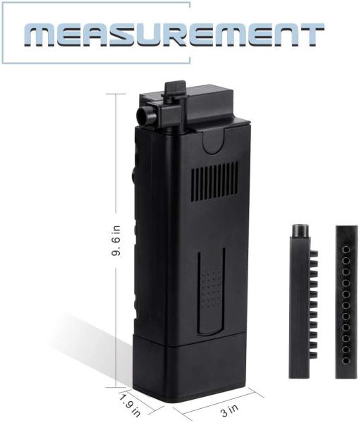 Adjustable Flow 7 Watt Aquarium Water Filter
