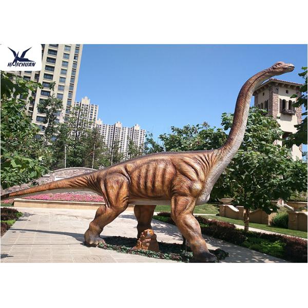 Full Size Artificial Infrared Sensor Dinosaur Models For Outdoor Place