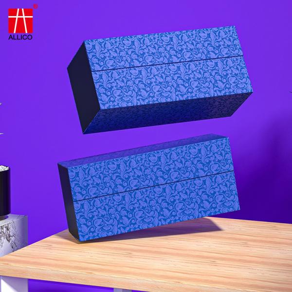 High End Cardboard Gift Boxes With Magnetic Closure CMYK Printing