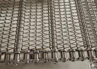 fio de aço inoxidável Mesh Conveyor Belt Food Grade da espiral do elo de corrente 304 316