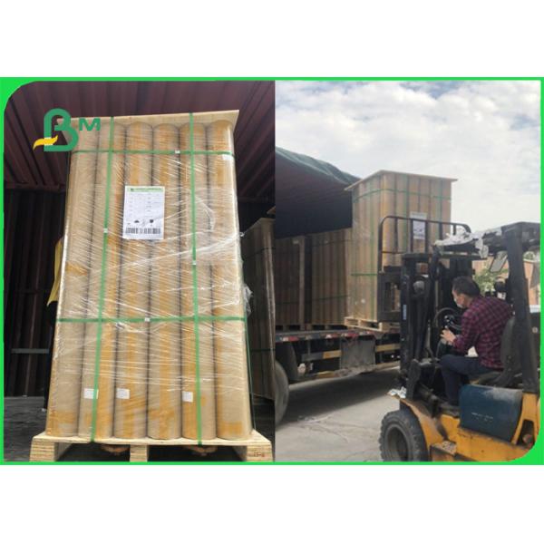60 polegadas papel de plotador sem revestimento de 73 polegadas para as impressoras a jato de tinta largas 60g 70g do formato