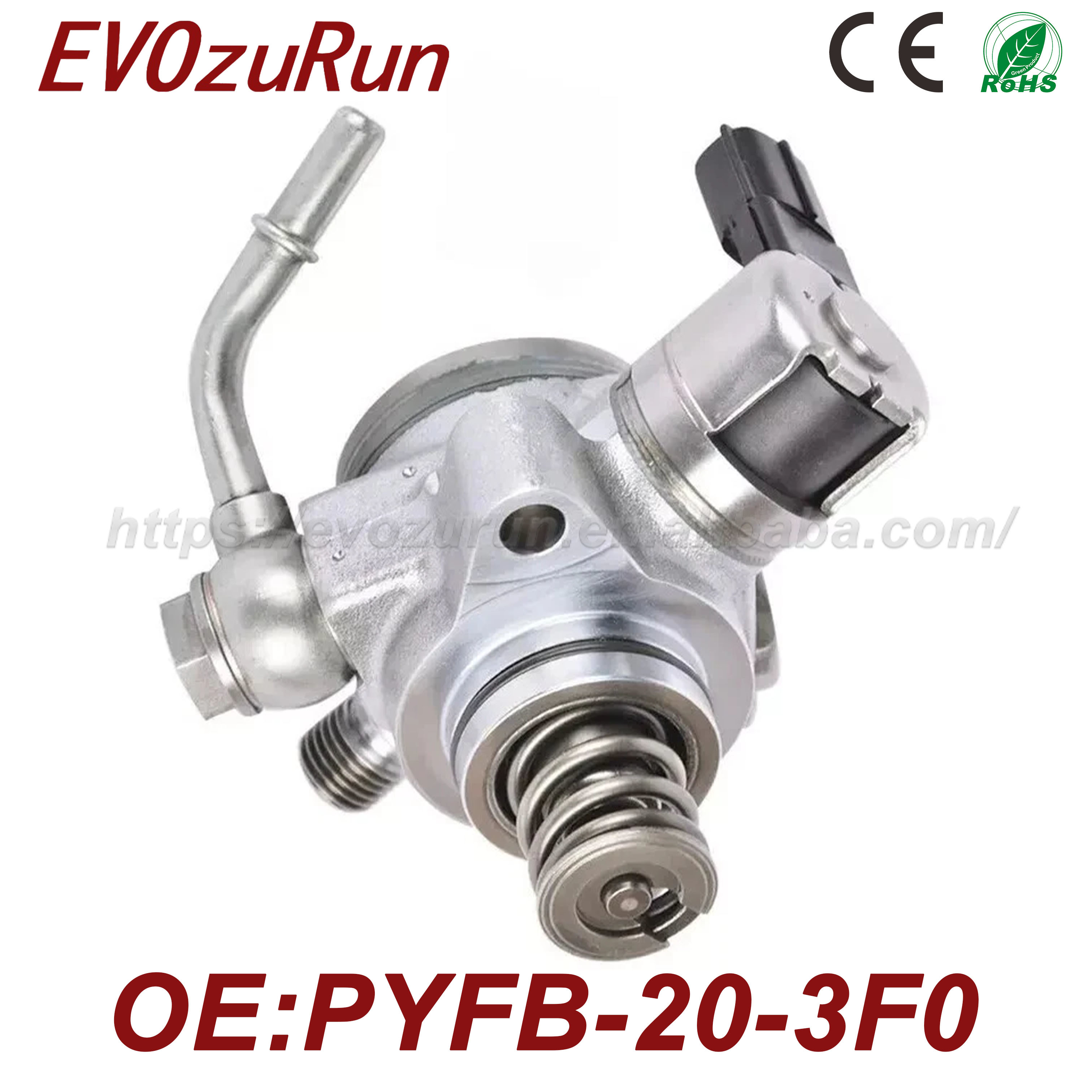 Auto Engine Parts Replacement High Pressure Fuel Pump PYFB-20-3F0 for 2018-2021 Mazda3 Mazda6 CX-3 CX-5 CX-30 CX-50 Skyactiv-G
