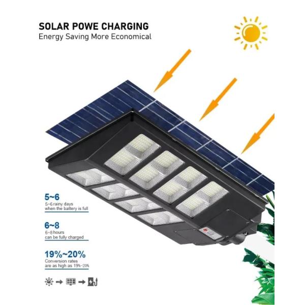 300w Integrated Solar Led Street Light RoHS Waterproof Street Lights