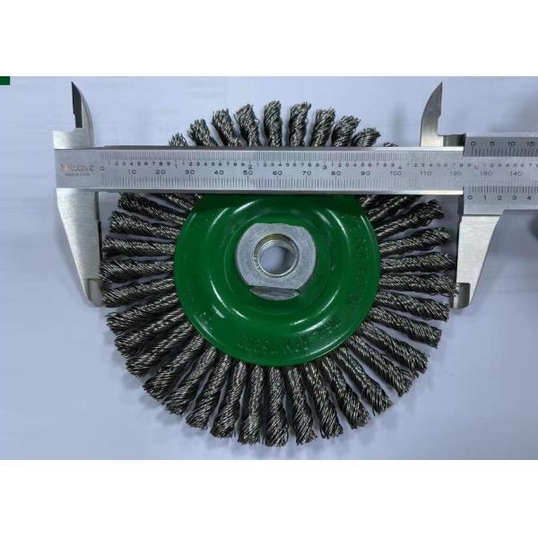 7 Inch OD Stringer Bead Knot Wire Wheel Brushes for Weld Cleaning