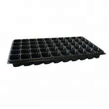 Brand new nursery seedling trays wholesale 105 cells plastic growing plug trays with low price