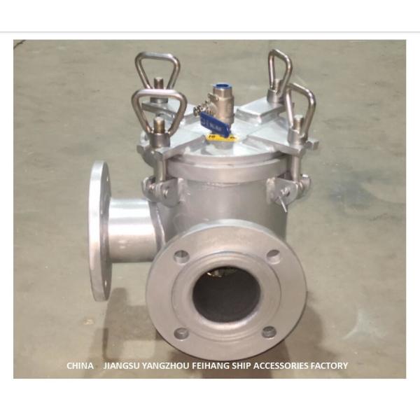 Filtre d'eau brut d'aspiration pour l'orifice d'admission de pompe auxiliaire d'eau de mer A80 CBM1061-81 Marine Sea Water Strainers