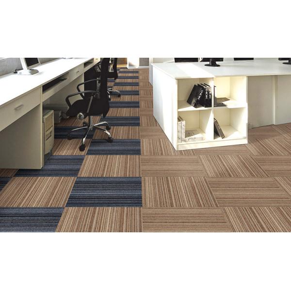 Luxury Commercial Office Carpet / Recycled Adhesive Backed Carpet Tiles