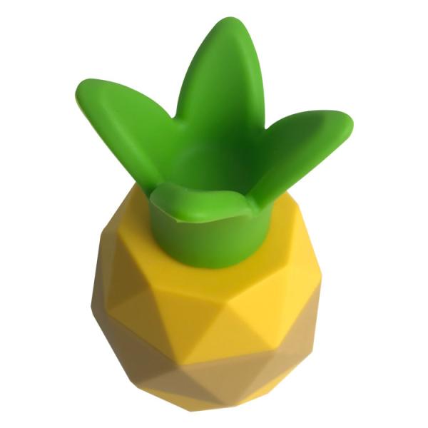 Customized Children'S Educational Toy 5pcs Pineapple BPA Free Silicone Stacking Toy
