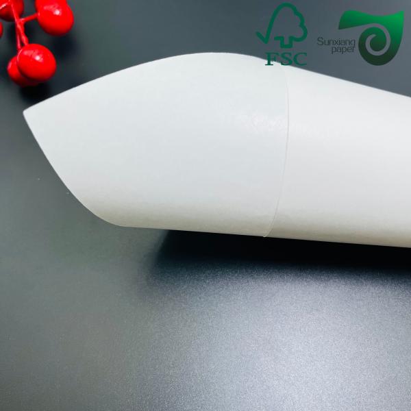 150gsm 170gsm 190gsm Virgin White Kraft Paper Rolls 24   35  Perfect For Making Paper Bags