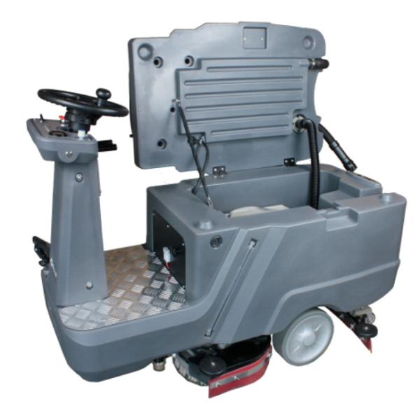 D8PRO Ultra Ride On Floor Scrubber Dryer For Working In Large Industrial Areas.