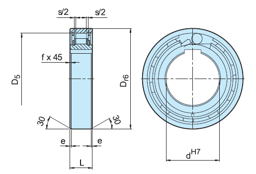 AS10 TSS10 NSS10 One Way Bearing 10mm Bore Roller Clutch