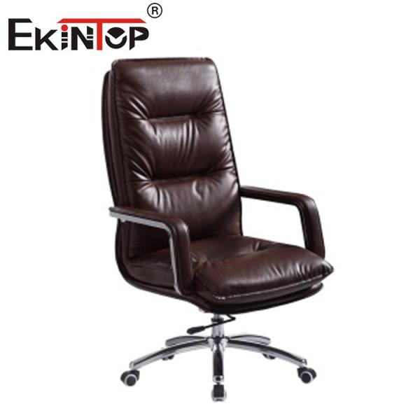 Исполнительная современная черная чистая кожаного стула легкая для офисной мебели высокой назад