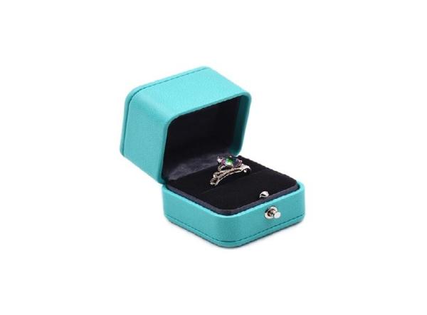 Finger Ring Eco Friendly Jewelry Boxes Packaging 48mm x 48mm x 50mm