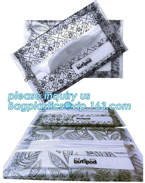 Biodegradable BUTIPOD bag, portable travel k baby wipe wet tissue bag, dispenser case packaging, tissue packaging