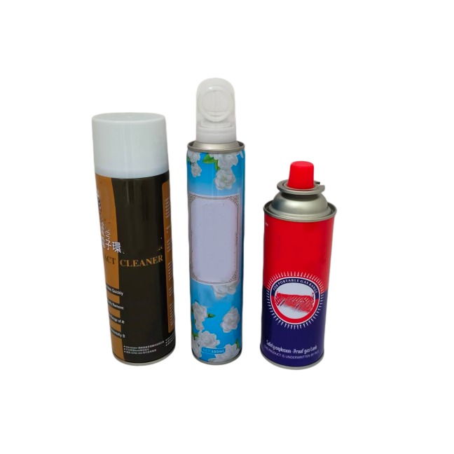 Aerosol Spray Metal Tin Cans Tinplate Butane Canister