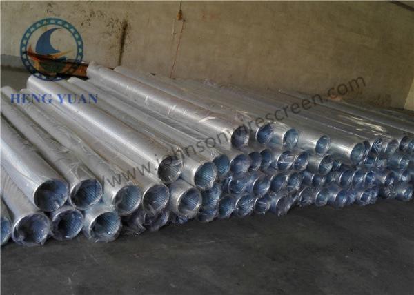 Baixa tubulação do poço de água do aço carbono, tela do encaixotamento bom tamanho do entalhe de 1,0 milímetros