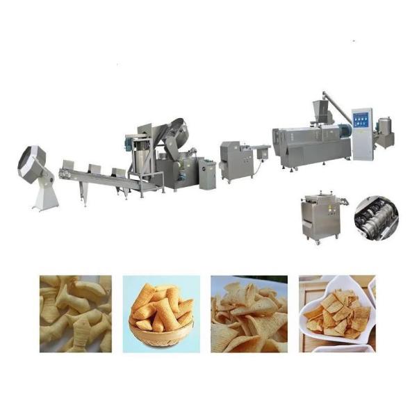 Single Screw 3D Pellets Fryer Snacks Making Machine Stainless Steel