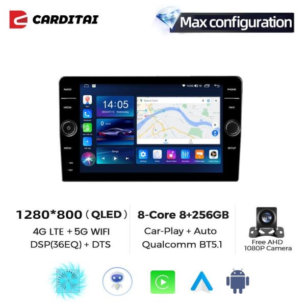 Ford Everest Ranger Mazda BT-50 2006-2011 2din Car DVD Player with Android 12 and GPS