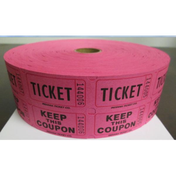 Wedding Printed Thermal Tickets Design And Printing White Board Kraft Paper