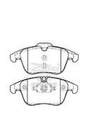 Ford Zhisheng Front Ceramic Brake Pads D1306 1379971 Dust Free Brake Pads