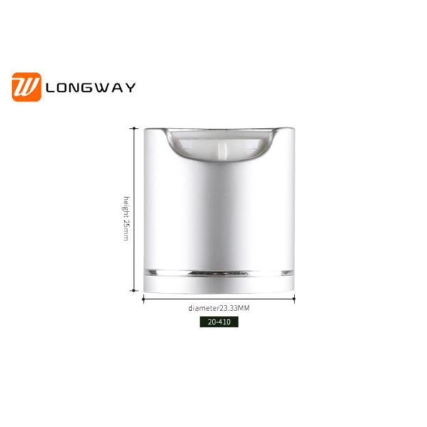 Eco Friendly Cosmetic Bottle Cap 20 410 Caps With Silver Aluminum Covered