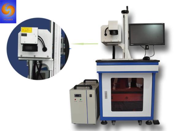 High Speed 3D UV Laser Marking And  Engraving Machine For Glasses / Ceramics Cup